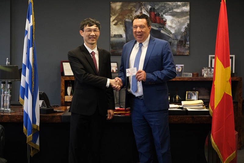 Vietnam’s Honorary Consul Office launched in Pireaus, Greece